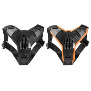 Action Camera Motorcycle Helmet Chin Strap Mount for Yi GoPro Hero OSMO  |   Sports Cameras Camera Black/Orange