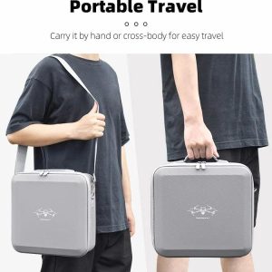 Carrying Bag Case Portable PU Handbag Hard Shell for DJI AIR 3 Drone Accessories  |   Drone Accessories Camera & Photo Drone Accessories