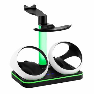 Charging Station Magnetic Charger Base Storage Glasses Headset for PS VR2 Joypad  |   Game Accessories Game Accessories Game Accessories