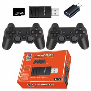 Dual 2.4G Wireless Controller with Retro Game Stick for Android TV Box/PC  |   Others Gamepads Gamepads