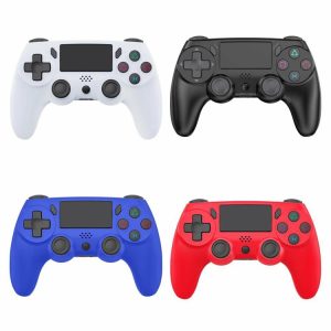 Game Controller Color Lighting Wireless Controller for Android Phones/PS4/PS3/PC  |   Gamepads Gamepads Blue/Red