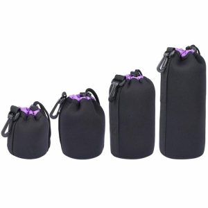 Neoprene DSLR Camera Lens Pouch Drawstring Waterproof Shockproof Soft Bag  |   Others Camera Others