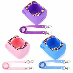 Silicone Cover Case with Lanyard Compatible with BITZEE Digital Pet Interactive Virtual Toy  |   Others Game Accessories Game Accessories