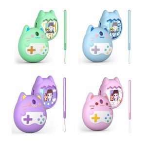 Silicone Cover Shockproof Protective Case with Hand Strap for Tamagotchi Pix  |   Others Game Accessories Blue/Green/Pink/Purple