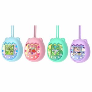 Silicone E Pet Machine Cover Cartoon Animal Shaped Waterproof for Tamagotchi Pix  |   Game Accessories Game Accessories Blue/Green/Pink/Purple