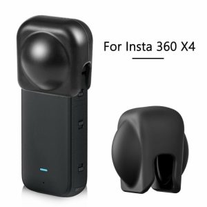 Silicone Lens Cap Protective Cover Anti-scratch Lens Guard for Insta360 X4  |   Others Camera Others