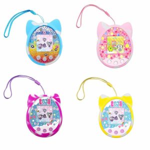 Silicone Virtual E-Pet Machine Cover for Tamagotchi Meets/4U/4U+/Mix/PS/Idl/Id  |   Game Accessories Game Accessories Blue/Pink/Rose Red/Yellow