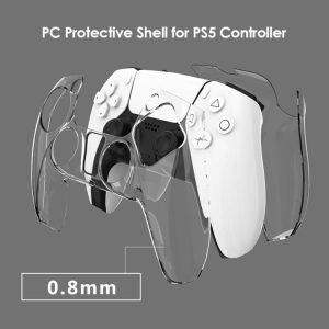 Transparent Clear PC Cover Case Protector Skin for PS5 DualSense Controller  |   Others Gamepads Gamepads