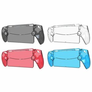 Transparent Full Protection Protector Cover Anti-Drop PC Washable for PS5 Portal  |   Others Game Accessories Black/Ivory/Blue/Red