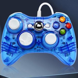 USB Wired Game Gamepad Double Shock Game Joystick Gamepad for Microsoft Xbox 360  |   Gamepads Gamepads Blue/Red