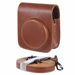 Vintage Camera Case Bag PU Leather with Pocket for Instax Mini 90 Instant Camera  |   Others Camera & Photo Black/Light Brown