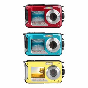 Waterproof Digital Camera 1080P HD 2.4MP Dual Screen Underwater DV Recorder  |   Others Camera & Photo Blue/Yellow