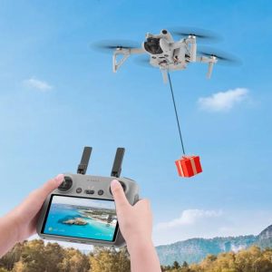 For DJI Mini 4 Pro Drone Airdrop Thrower System Air Dropper Device Drone Thrower  |   Drone Accessories Camera & Photo Drone Accessories